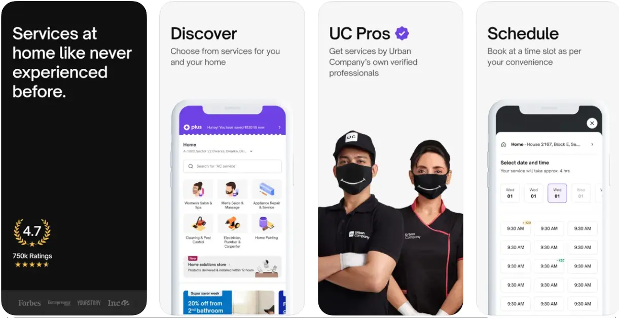 Urban Company: A Handyman App